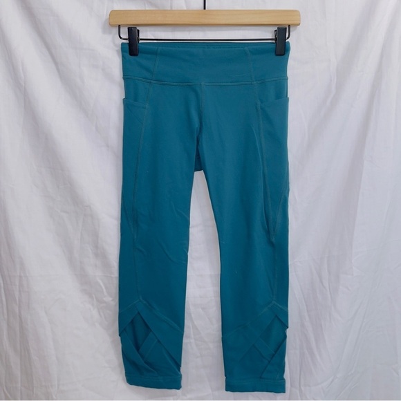 Athleta Girl Diamond in The Cuff Carpi Leggings size XL 14 - Picture 1 of 6